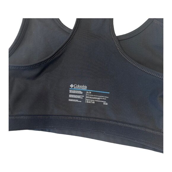 Columbia Women SZ SMALL Classic Logo Racerback Omni Wick Bra Sport - Unlined - Picture 5 of 6